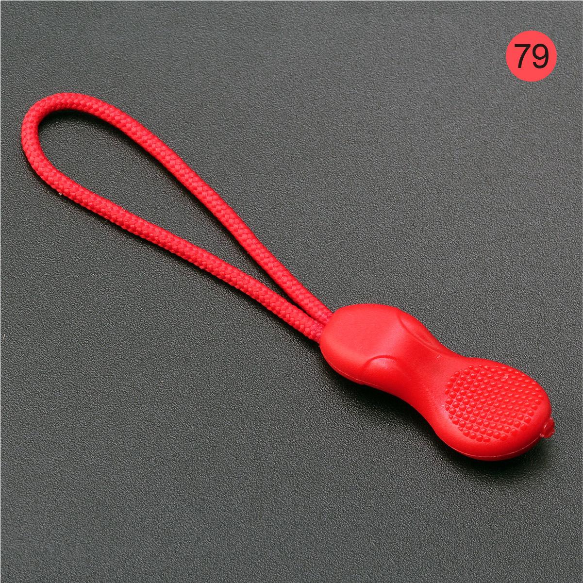 Gourd-type slider Zip puller Clothes shoes box school bag Garment zipper accessory Black red blue green pull tail 20pcs RT030