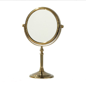 Vidric Bath Mirrors 6 Inch Dual Cosmetic Makeup Mirrors 1:1 1:3 Magnifier 360 Degree HD Bathroom Double Faced Bath Table Mirror