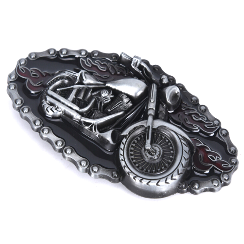 Punk Motorcycle Modelling Cowboy Alloy Belt Buckle 1.5 Inch Width Cowboy And Cowgirl Metal Tool Western Buckles For Belts