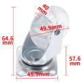 4 pieces Damping Transparent PU Caster Mute Universal Heavy Duty Furniture Wheel For Children's Car Office Chair Swivel Casters