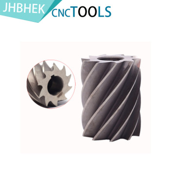 High speed steel spiral cylindrical milling cutter Straight tooth rolling mill cutter milling cutter 40 50 63 80 100mm