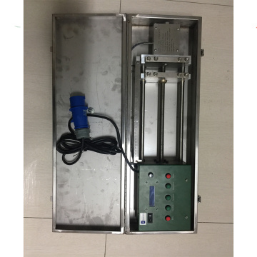 Tensionmeter for geomembrane weld seam strength test