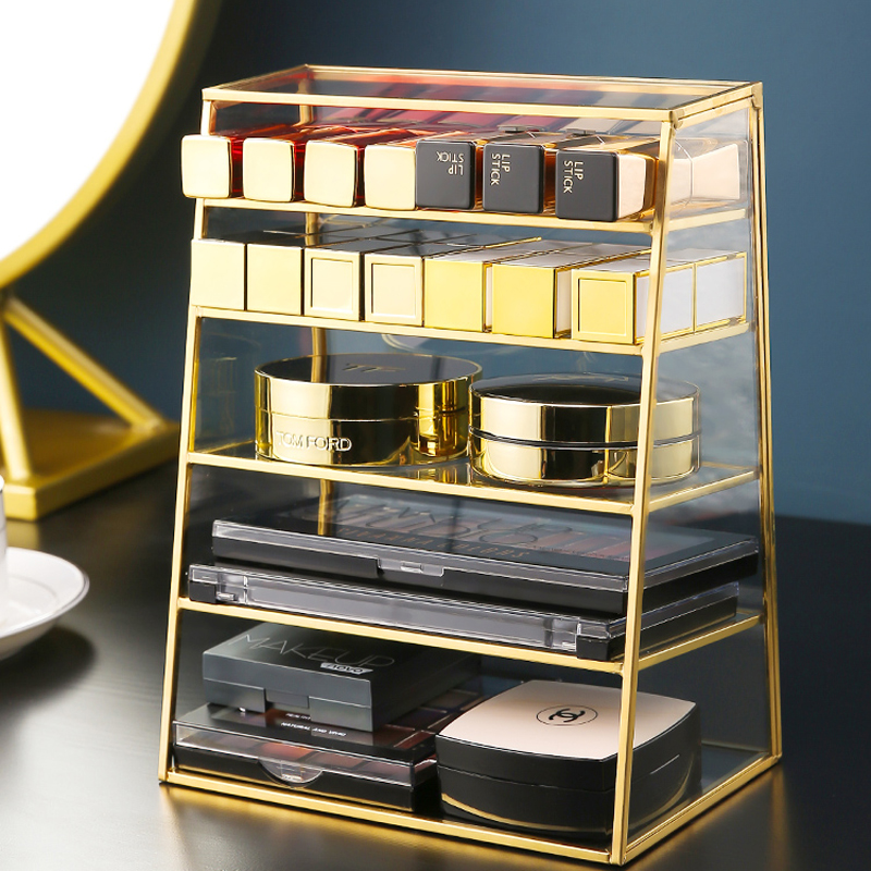 Acrylic Portable Transparent Makeup Organizer Storage Box Make Up Organizer Cosmetic Organizer Makeup Storage Drawers Organizer