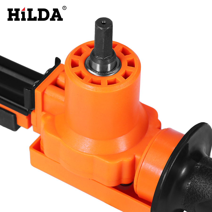 HILDA Cordless Reciprocating Saw Metal Cutting Wood Cutting Tool Electric Drill Attachment With Blades Power Tool