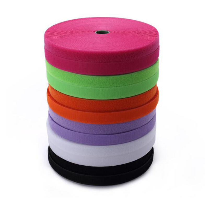 5Meter 2cm Hot Sell Colorful Self Adhesive Hook Loop Tape Fastener Sticky 1m 3ft Mushroom Fastener Hook Loop Garment Accessories