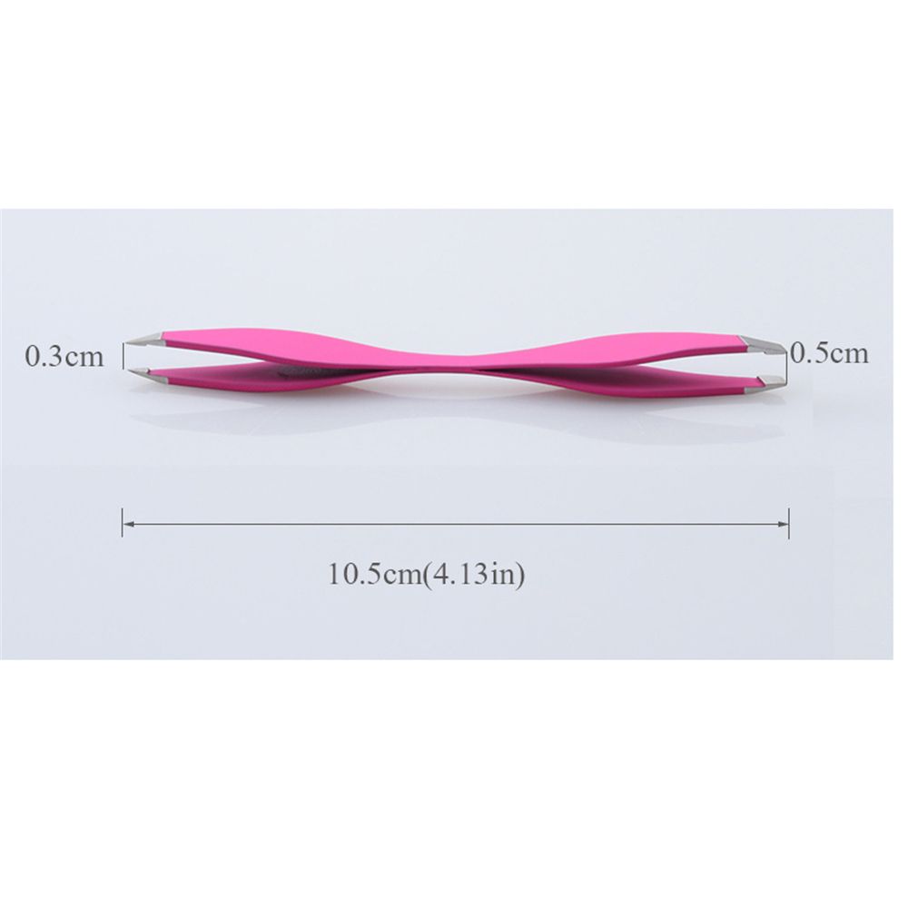 1pcs Tweezers Rose Double Ends Eyebrow Tweezer Anti-Static Eyelash Extension Lift Curl Beauty Makeup Tools Dropshipping