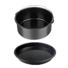 2pcs Air fryer accessories diameter 18cm baking basket household fryer Suitable for phillips airfryer parts