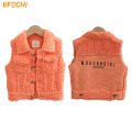 VFOCHI 2020 Girl Wool Waistcoat Warm Suede Vest Autumn Winter baby Girl Jacket Coat Sleeveless Outwear Unisex Boy Girl Wool Vest