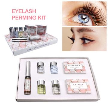 1 Box Funmix Professional Mini Eyelash Perming Glue Agent Silicone Patch perming Rods Eye lash Extension Kits Makeup Tools TSLM1