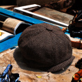 CDC1 Classic Good Quality Vintage Herringbone 30% Wool Cap 3 Colours