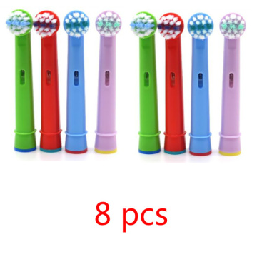 8pcs Generic for Oral B Replacement Brush Heads Assorted Toothbrush Heads Easy Cleaning For Kids Replacement Toothbrush heads