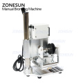 ZONESUN ZS100 Electric Leather Stamping Machine Custom Metal Stamp Leather Embossing Hot Stamping Foil Machine