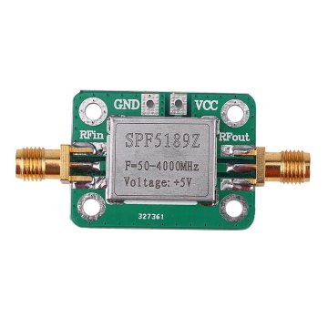 High Quality LNA 50-4000 MHz RF Low Noise Amplifier Signal Receiver SPF5189 NF = 0.6dB inm