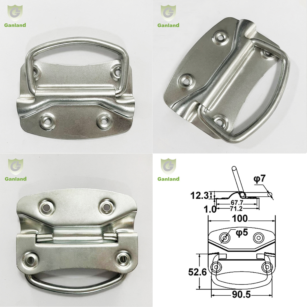 Folding Handle for Boxes