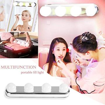 4 Bulbs LED Vanity Lamp Beauty Makeup Light led Vanity Light Kit Bathroom Mirror Wall Lamp Battery Lampara For Dressing Table