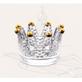 Jewelry holder personalized crown glass candle holder