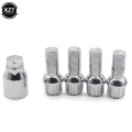 1 Set 8D0601139F M14 x 1.5mm Locking Radius Security Lug Nuts Set forVW Golf forJetta Passat Audi A4 A6 A8 TT