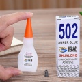 1pc 502 Super Liquid Glue Instant Quick-drying Adhesive Strong Bond For Leather Rubber Wood Metal Glass Home Office Supplies