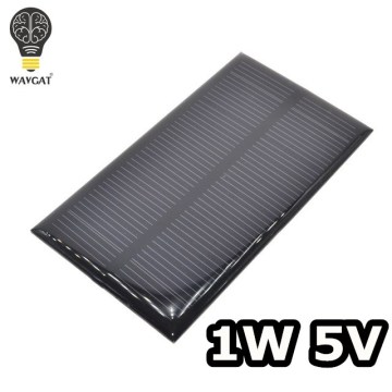 smart electronics Solar Panel 1W 5V electronic DIY Small Solar Panel for Cellular Phone Charger Home Light Toy etc Solar Cell.