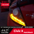 Tail Lamp For Car honda Civic Hatchback 2016-2020 LED Tail Lights Fog Lights Day Running Light DRL Tuning Cars Accessories