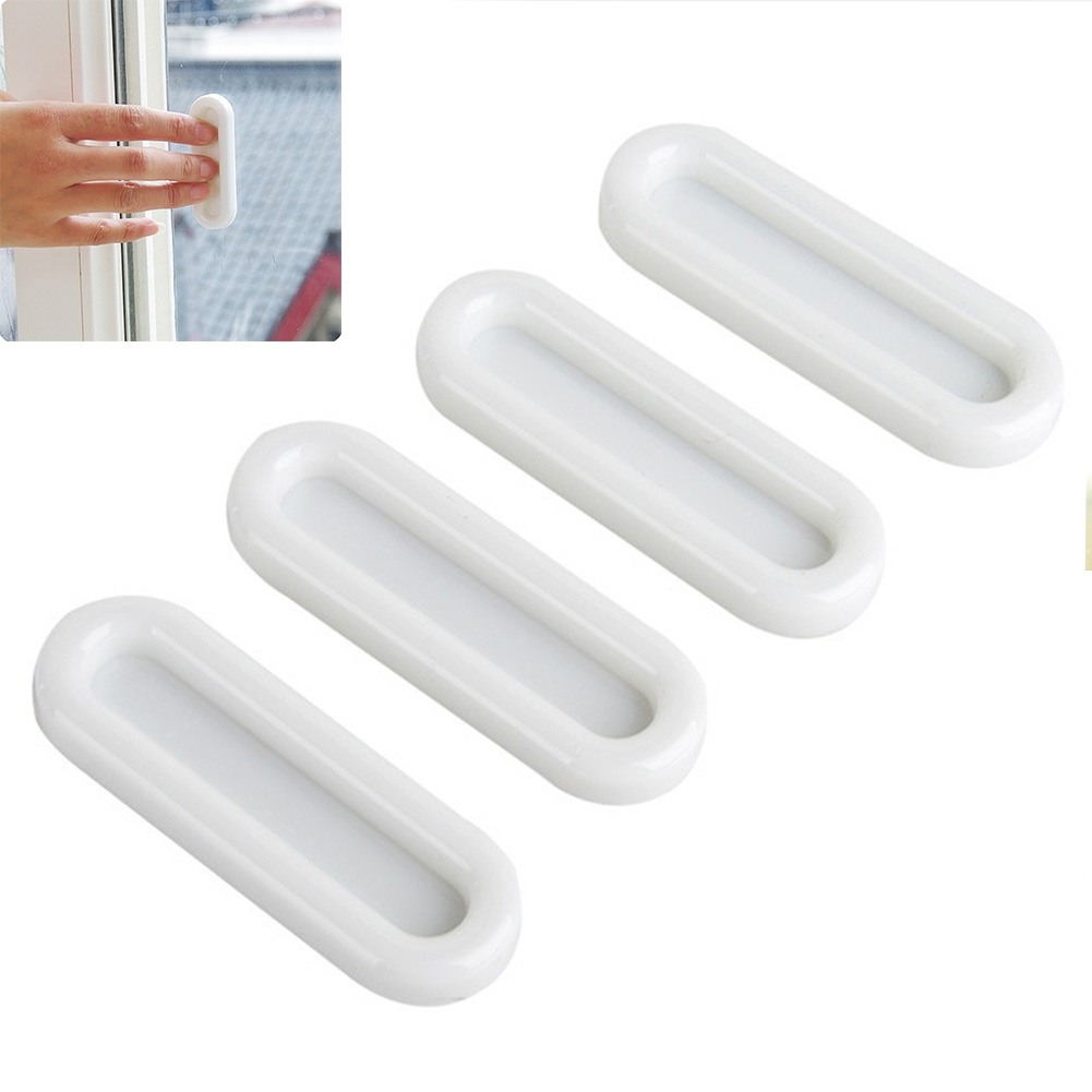 4Pcs Multi-purpose Door window handle strong adhesive auxiliary glass pulls wardrobe handle drawer door handle