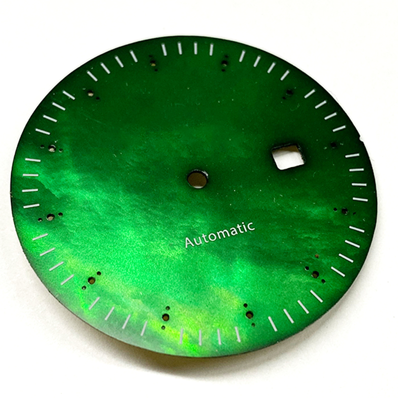MOP watch dial with Window