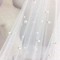 Light blue Off white Black Pink tulle mesh lace fabric beading lace net tulle lace with pearls 150cm and 300cm width