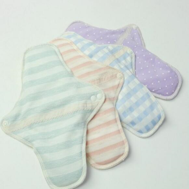 1pcs Female Panty Liners Pads Washable Reusable Menstrual Cloth Sanitary Pad Thin Cotton Feminine Hygiene Health Care Leakproof