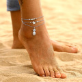 EN Ankle Chain Pineapple Pendant Anklet Beaded 2020 Summer Beach Foot Jewelry Fashion Style Anklets for Women