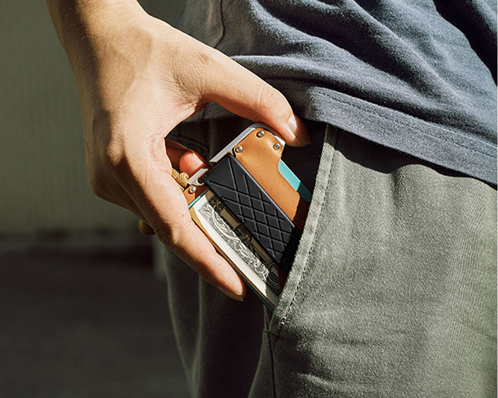 Minimalist Credit Card Holder Titanium Money Clip Wallet