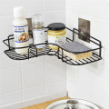 Bathroom Accessories Punch Free Corner Bathroom Shelf Bathroom Fixtures Wrought Iron Storage Rack Kitchen Tripod Wall Shelf XNC