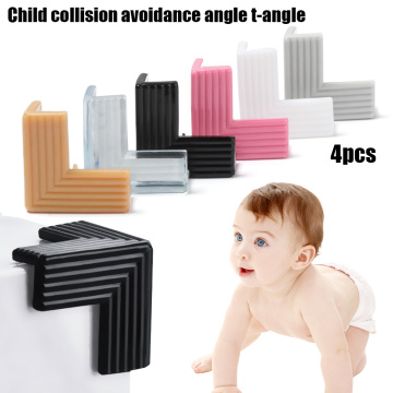 4PCS Baby Safe Corner Protector Table Desk Corner Guard Soft Silicon Edge Anticollision Guards For Baby Kids Security Protection
