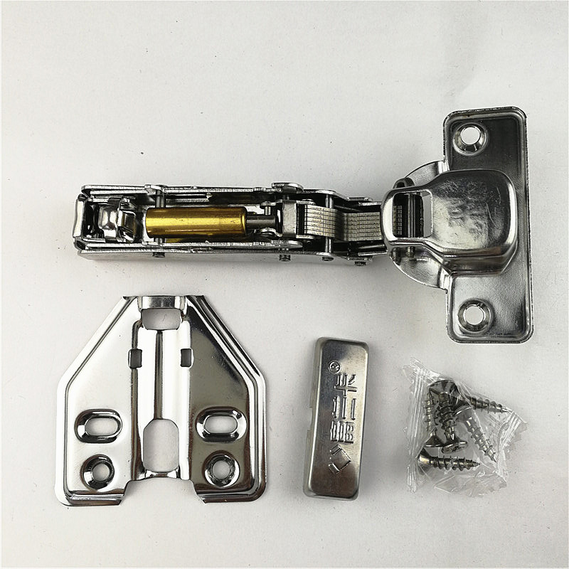 High quality Stainless steel removable Hinges Hydraulic Furniture Hinges Damper Buffer Cabinet Cupboard Door Hinges Soft Close