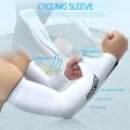 Sport Ice Silk Sleeves Cycling Running Bicycle UV Sun Cuff Arm Sleeve Bike Arm Sleeves Cool Men Women Outdoor Riding Sunscreen