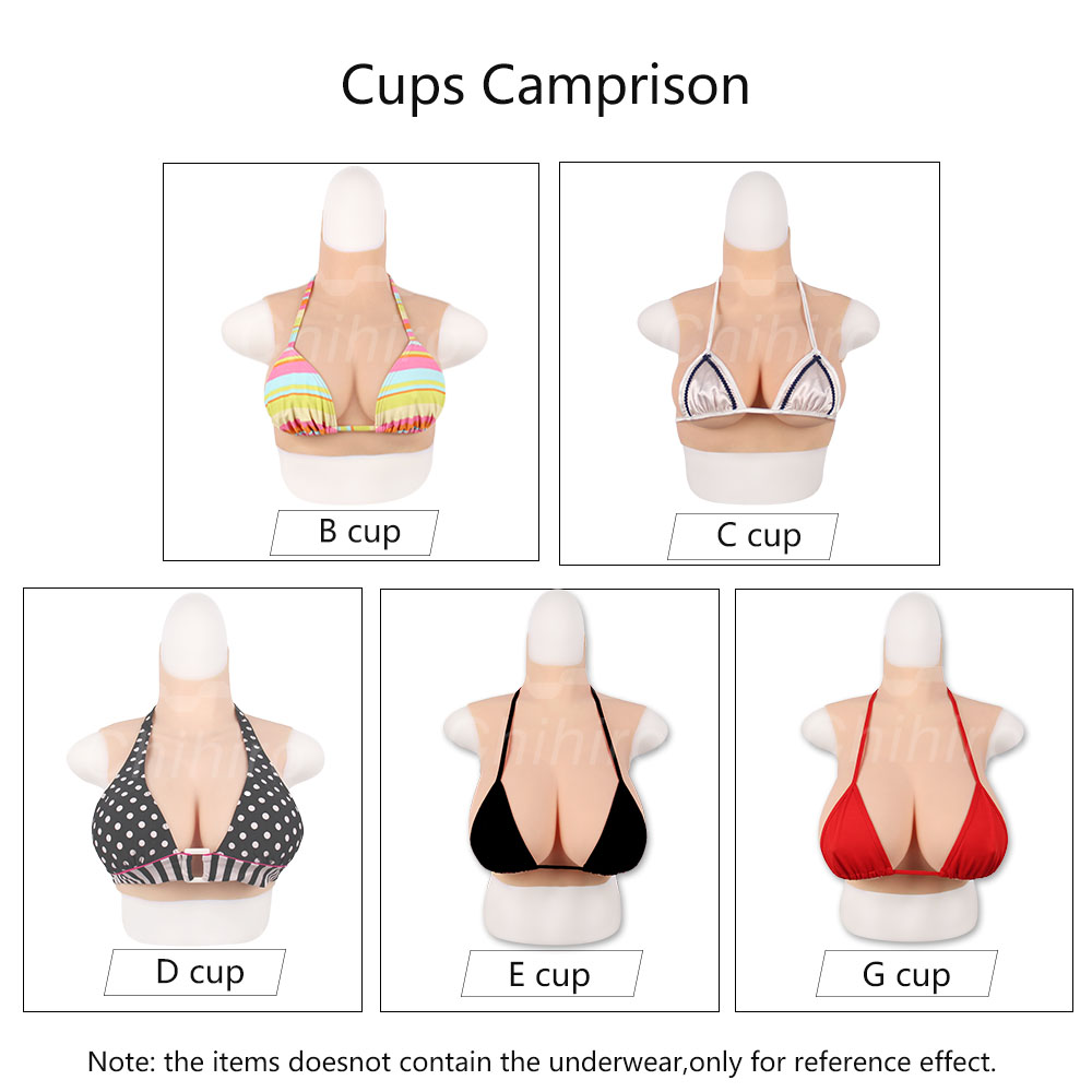 High Collor Silicone Breast Forms Fake Boobs For Crossdress Transgender Mastectomy Woman Enhancer Drag Queen Crossdressing