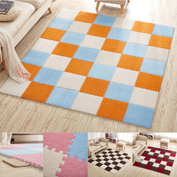 Square Puzzle Carpet Baby Play Mat Kids Interlocking Exercise Tiles Rugs Floor Tiles Toys Carpet Soft Climbing Pad Eva Foam#Y30