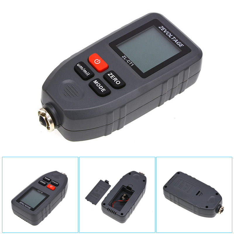 Paint Coating Thickness Meter Gauge Tester Auto F/NF Probes 0~1300um Portable Tool Width Measuring Instruments