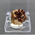 100% natural Garnet mineral specimen stones and crystals healing crystals quartz gemstones box size 3.4 cm