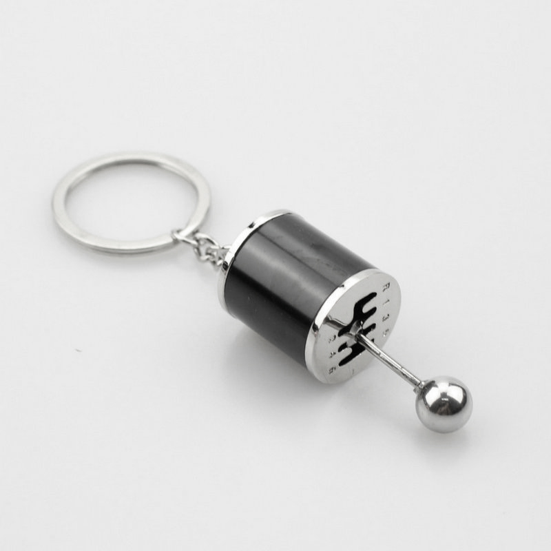 Key Chain Ring Fob Keyring Creative Car 6 Speed Gearbox Gear Shift Racing Tuning Model Keychain JL