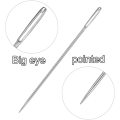 Nonvor 23 PCS Large Eye Hand Sewing Needles Stitch Needle Handmade Leather Tool, Stainless Steel Needles with Plastic Bottle