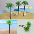 1:50-1000scale miniature Architecture Plastic Palm Tree Model Miniature HO N OO scale Palm Tree for sea scenery