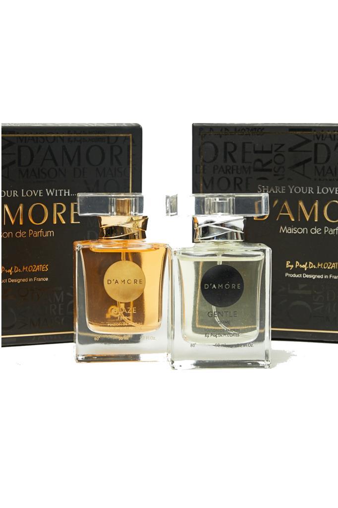 D'amore 100 Ml EDP Orange Shawl Gift For Men & Women Perfume Set