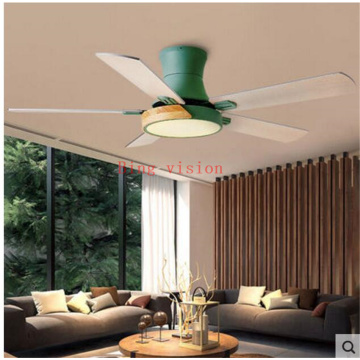 Nordic Modern LED Wooden Ceiling Fan Wood Ceiling Light Fans Lamp AC Ceiling Fans With Lights LED Dimming 220v Home Fan