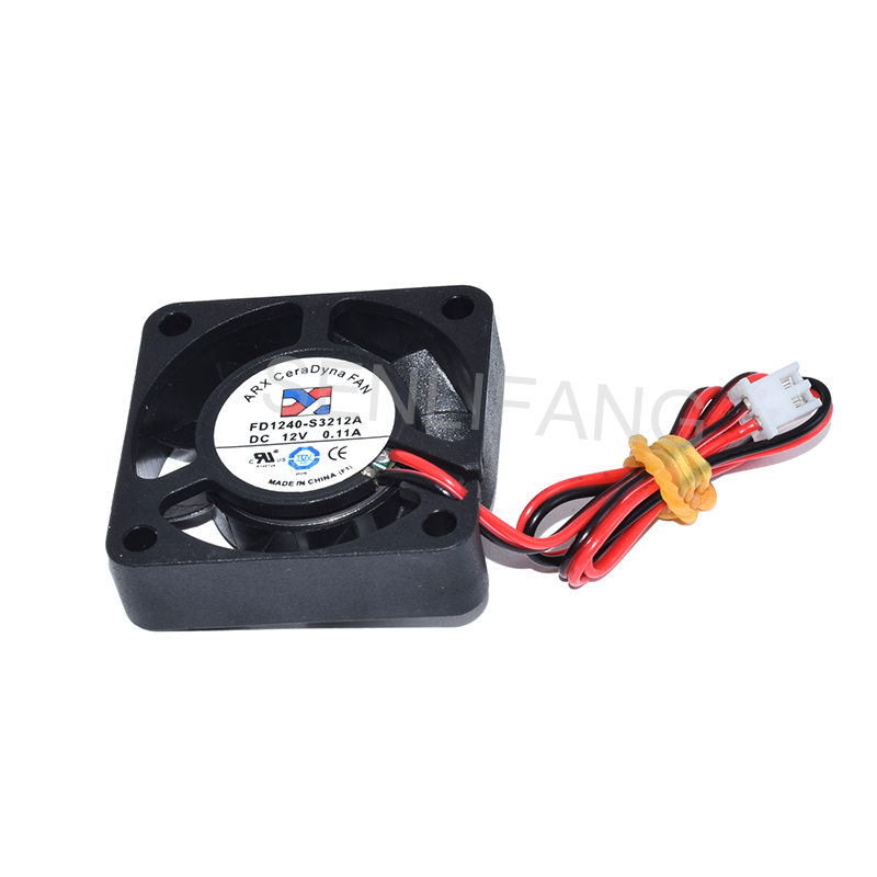 Genuine For ARX FD1240-S3212A DC12V 0.11A 2 Wires 4010 40X40X10MM Cooling Fan