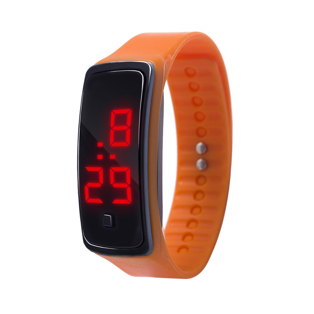 Led Digital Watch Display Bracelet Watch Students Silica Gel Sports Wristwatch Children Watch Reloj Hombre Relogio Masculino