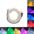 2/5/10M Copper Wire LED String lights night light Holiday lighting For Garland Fairy Christmas Tree Wedding Party Decoration
