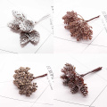 6pcs/10pcs Artificial Flowers Pineapple Grass Artificial Pine Nuts Cones for Wedding Christmas Decoration DIY scrapbooking