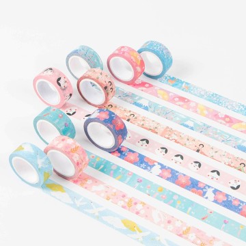 Kyoto Series Washi Tape DIY Decor Scrapbooking Sticker Masking Paper Decoration Tape Adhesive School Office Supplies