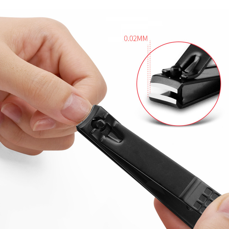 Black Stainless Steel Nail Clipper 3style Nail Cutting Machine Professional Nail Trimmer High Quality Toe Nail Clipper Nail Tool