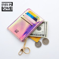 2020 New Coin Purse Fashion Solid Color Key Card Multifunction Mini Wallet Women Clutch Pillow Designer Small Wallet Laser Color